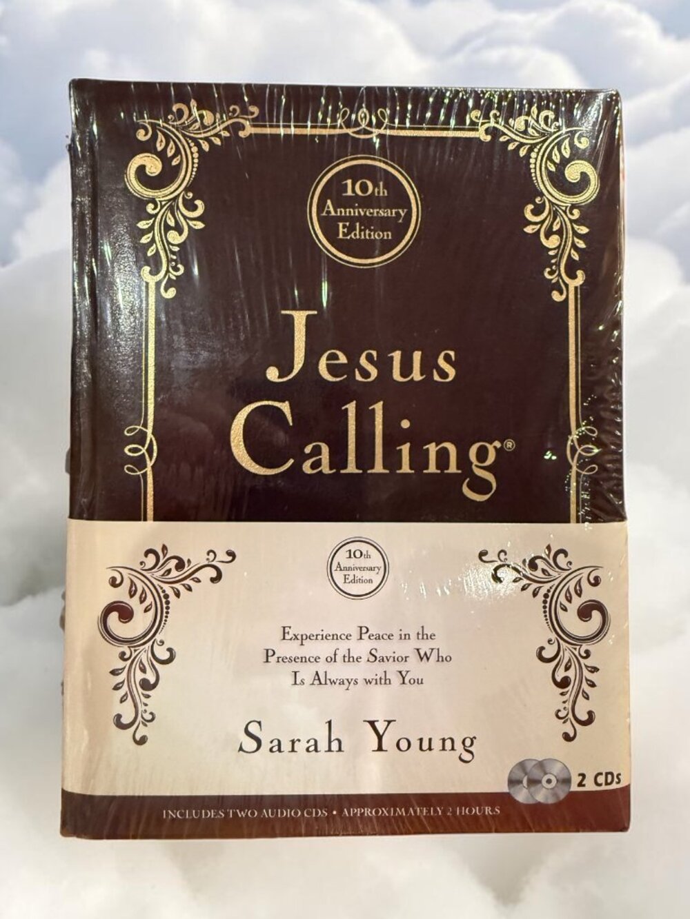 Jesus Calling by Sarah Young with 2 CDs (10th Anniversary Edition) - NEW